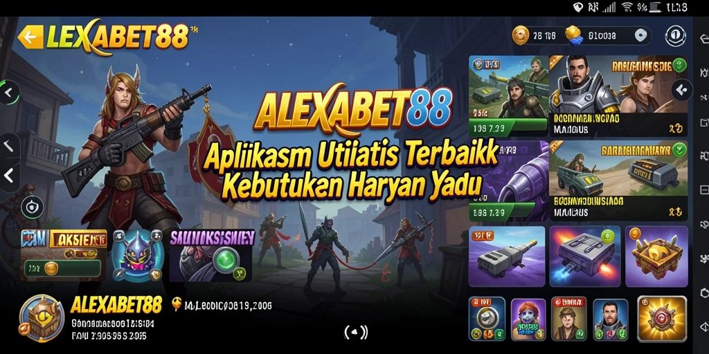 Tampilan antarmuka aplikasi ALEXABET88 yang memudahkan penggunaan.