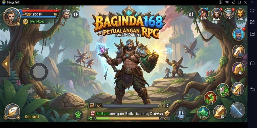 Tangkapan layar menunjukkan aksi menarik dalam gameplay RPG.