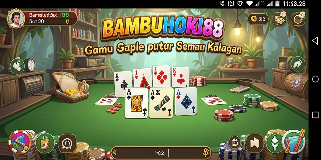Tampilan gameplay seru dan menarik dari BAMBUHOKI88.