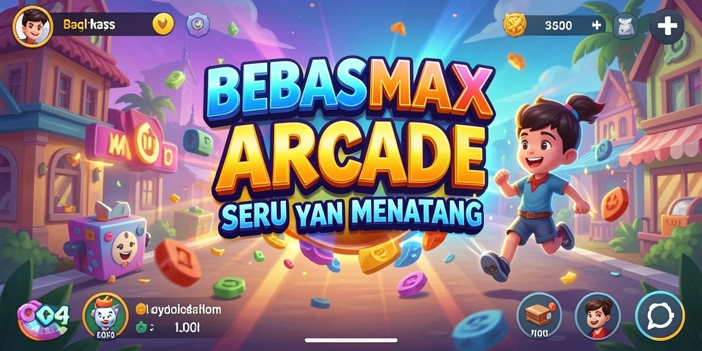 Screenshot BEBASMAX menampilkan aksi permainan Arcade yang intens dan seru.