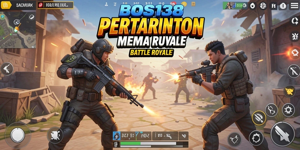 Gameplay seru dalam dunia Battle Royale yang mendebarkan.