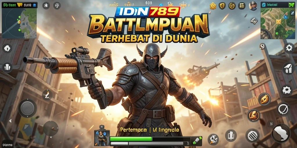 Screenshot IDN789 menunjukkan aksi pertempuran yang mendebarkan.