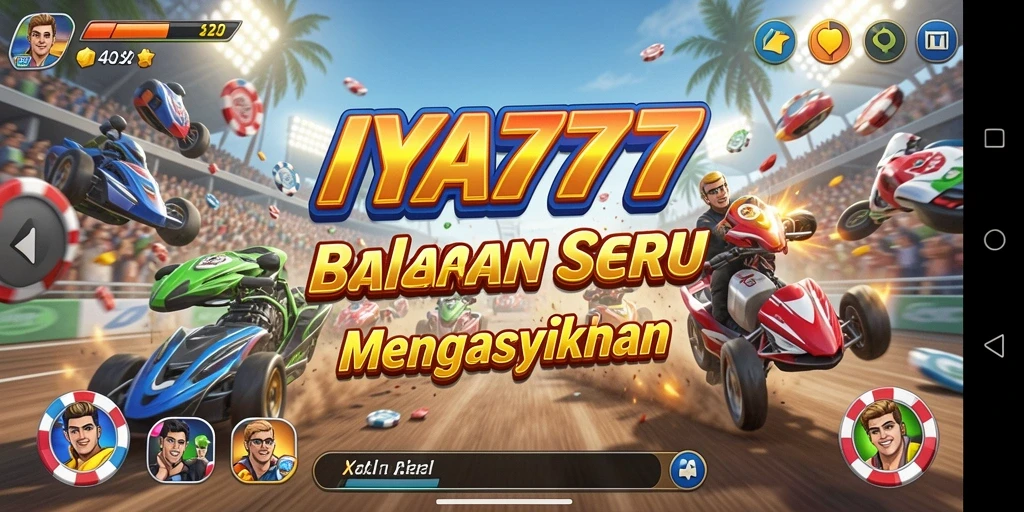Gameplay seru dalam balapan cepat dan mendebarkan di IYA777.