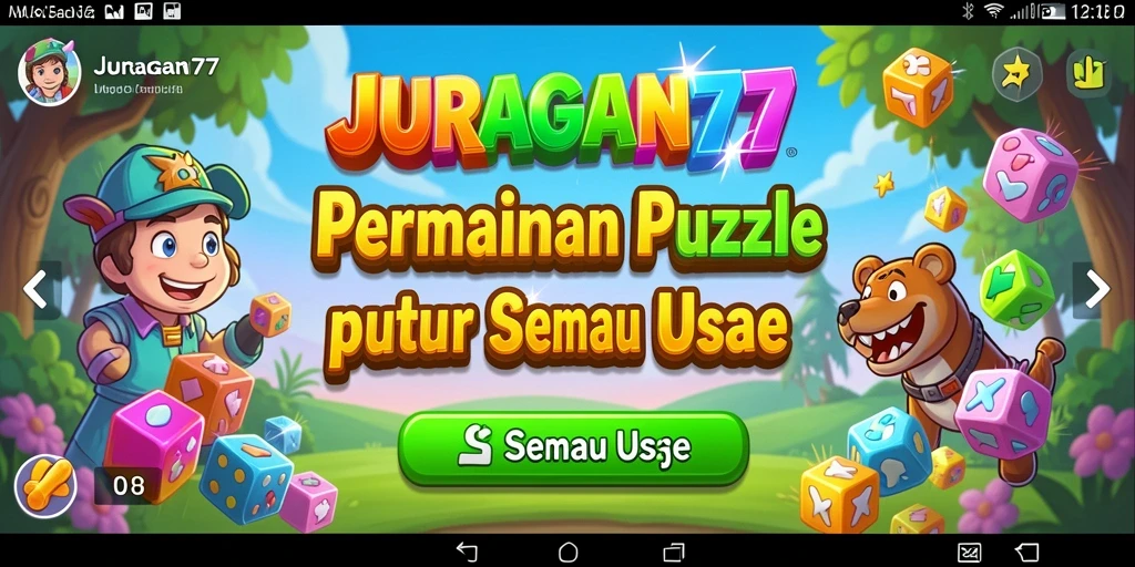 Tampilan gameplay seru dari JURAGAN77 dengan berbagai teka-teki menantang.
