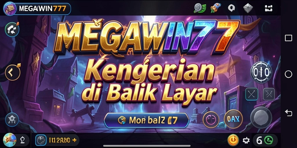 Tangkapan layar MEGAWIN777 menampilkan suasana mencekam dari gameplay Horror.