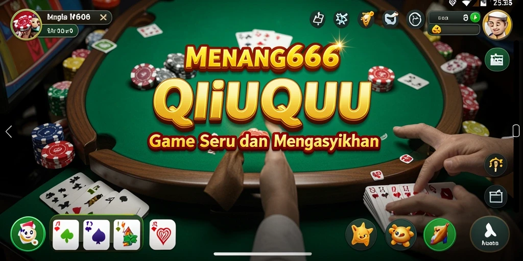 Screenshot MENANG666 menampilkan pengalaman bermain QiuQiu yang seru.