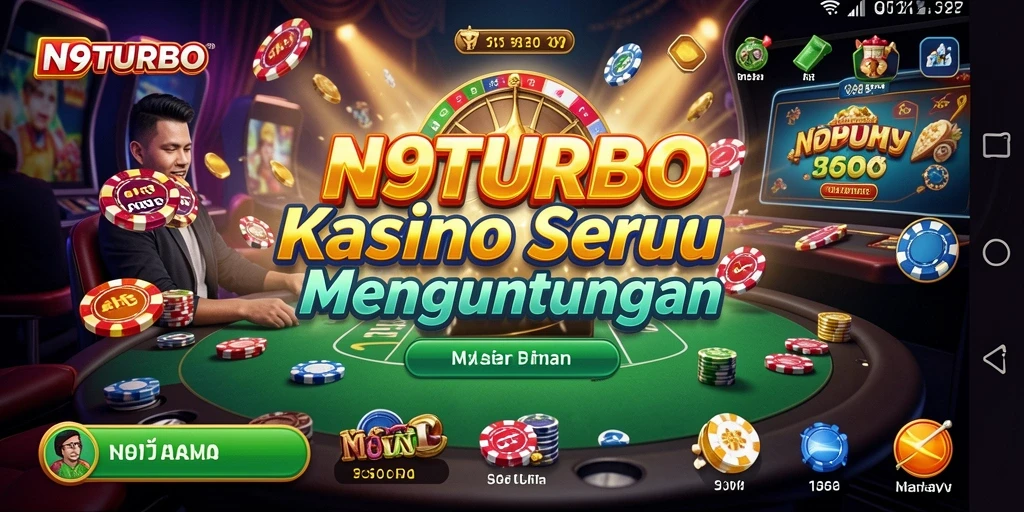 Screenshot N9TURBO menampilkan gameplay Kasino yang menarik dan mendebarkan.