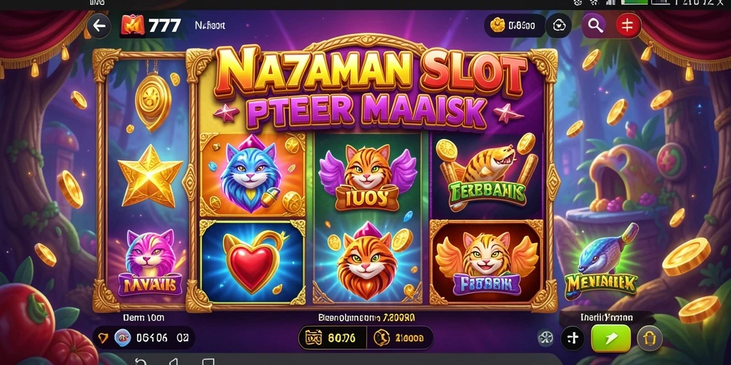 Tampilan gameplay menarik dari NA777 yang menampilkan mesin Slot memikat.