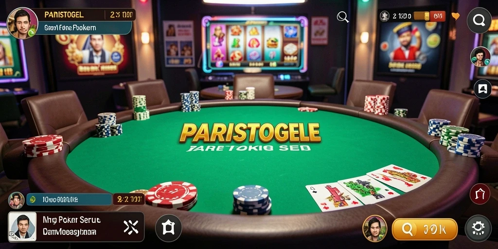 Tampilan menarik dan mendebarkan dalam permainan Poker PARISTOGEL.