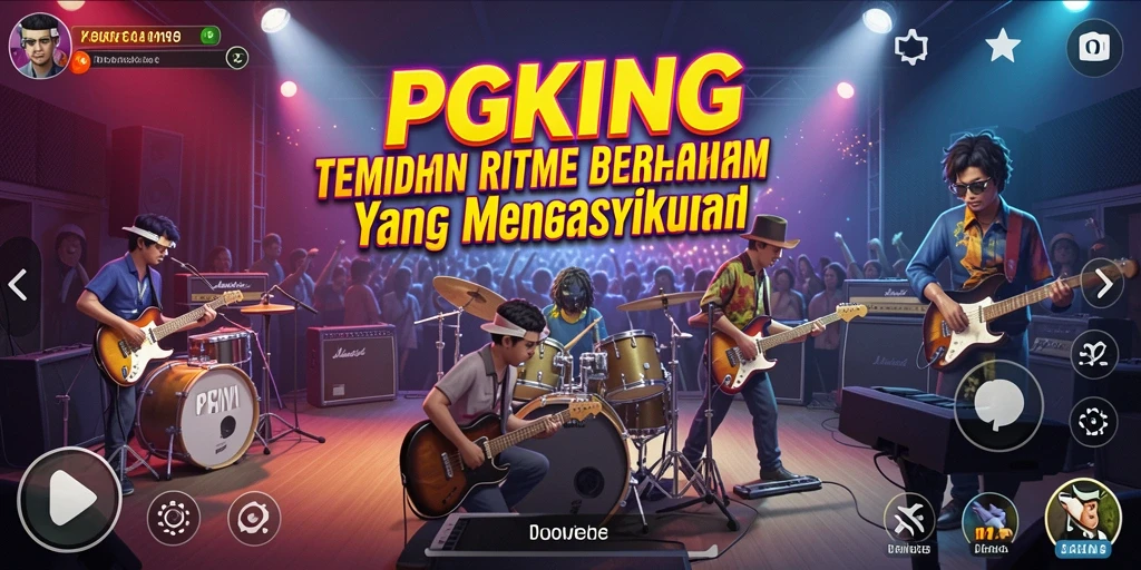 Tampilan gameplay PGKING yang menarik dan interaktif di layar.