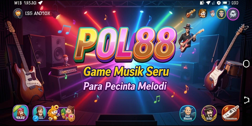 Screenshot POL88 menampilkan pemain menikmati gameplay musik yang seru.