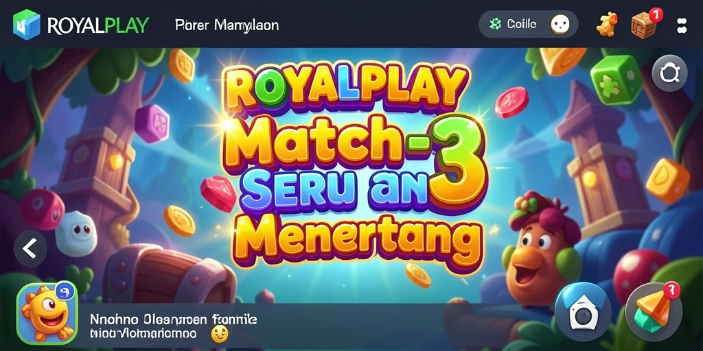 Tampilan menarik dari gameplay ROYALPLAY yang penuh warna.