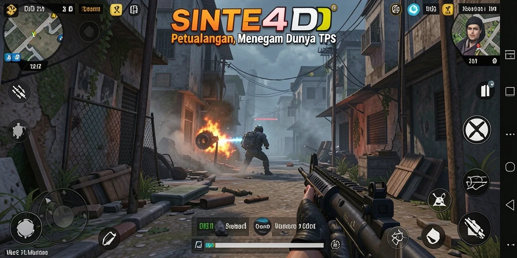 Gameplay seru dan menegangkan dari SINTE4D dalam mode TPS.