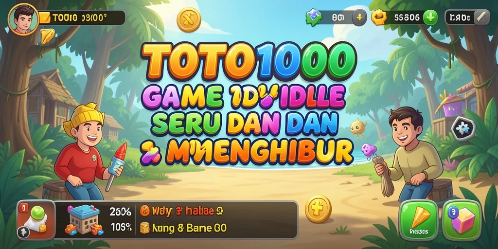 Screenshot gameplay TOTO1000 menampilkan kemajuan kerajaan yang menakjubkan.