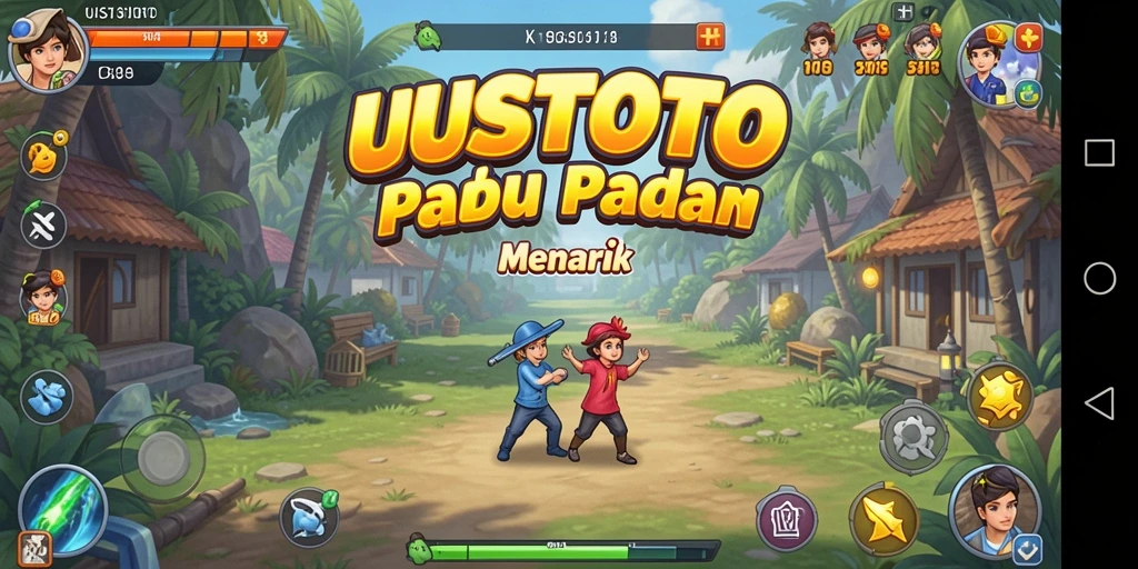Tampilan gameplay UUSTOTO dengan elemen match-3 yang menarik.