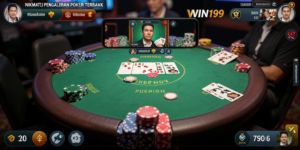 Screenshot utama WIN199 menampilkan permainan Poker yang seru dan menarik.